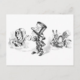 Alice i Wonderland Stickers och Postcards Vykort