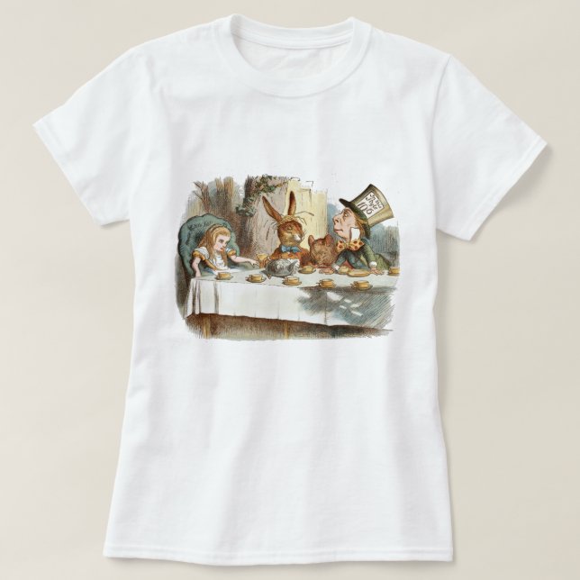 Alice i Wonderland T-Shirt (Design framsida)