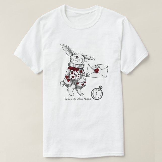 Alice i Wonderland T-Shirt (Design framsida)