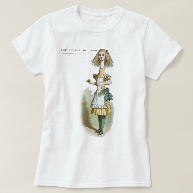 Alice i Wonderland T-Shirt (Design framsida)