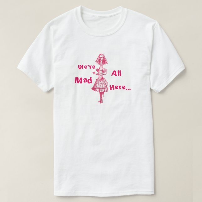 Alice i Wonderland T-shirt (Design framsida)