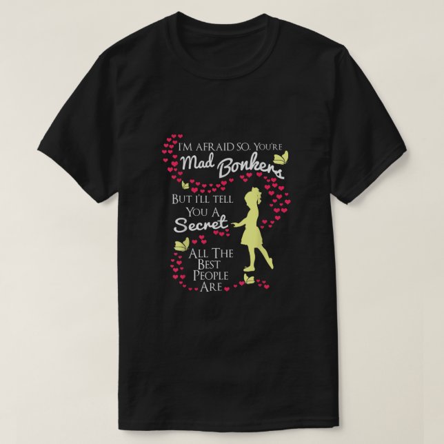 ALICE I WONDERLAND T-SHIRT BONKER'S SHIRT MANAR WO (Design framsida)