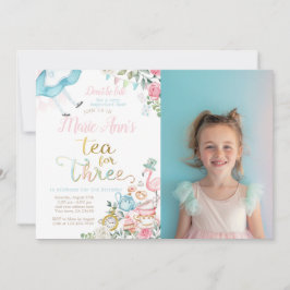 Alice i Wonderland, Tea i tre tredjedelars födelse Inbjudningar