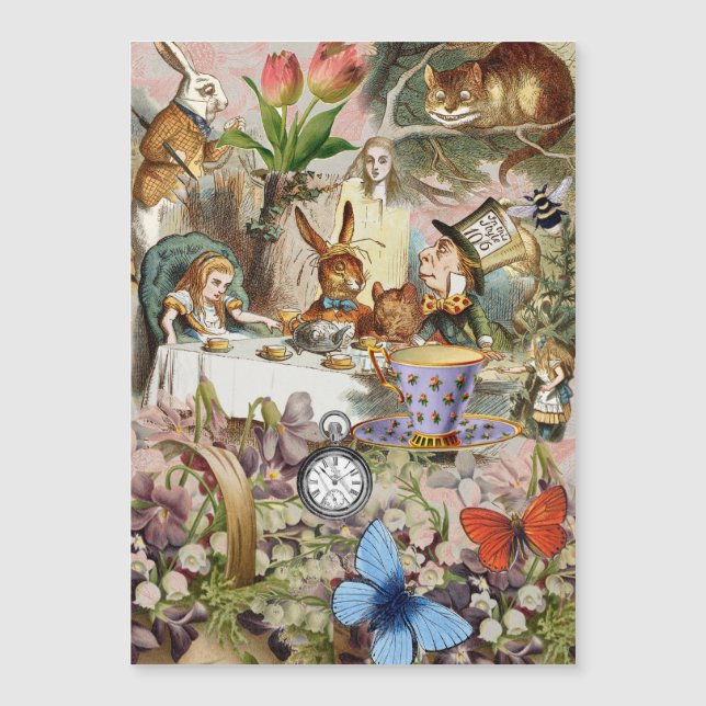 Alice i Wonderland Tea Party Art (Framsida)