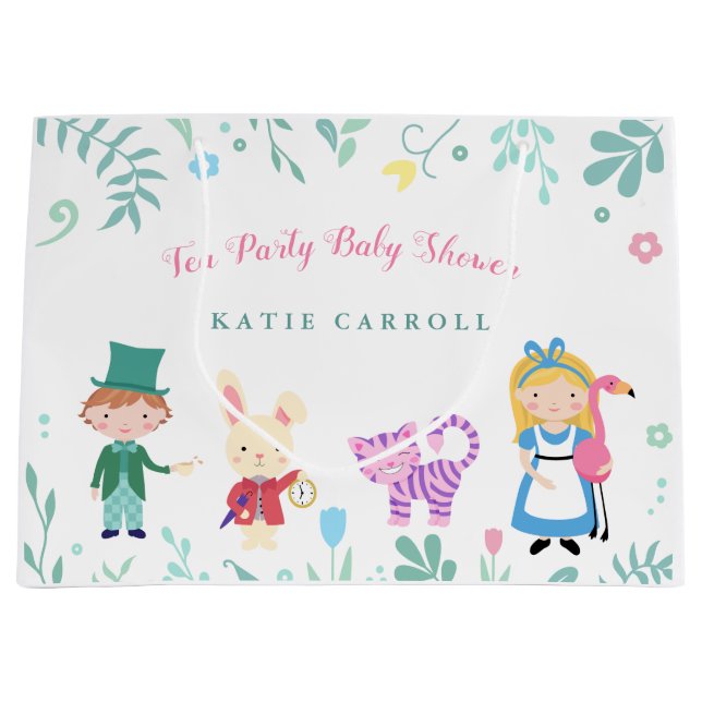 Alice i Wonderland Tea Party Baby Shower (Framsidan)