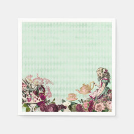 Alice i Wonderland Tea Party Napkins Pappersservett