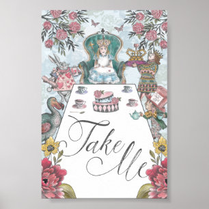 Alice i Wonderland Tea Party tar mig Poster