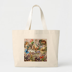 Alice i Wonderland tea party-tecken Jumbo Tygkasse