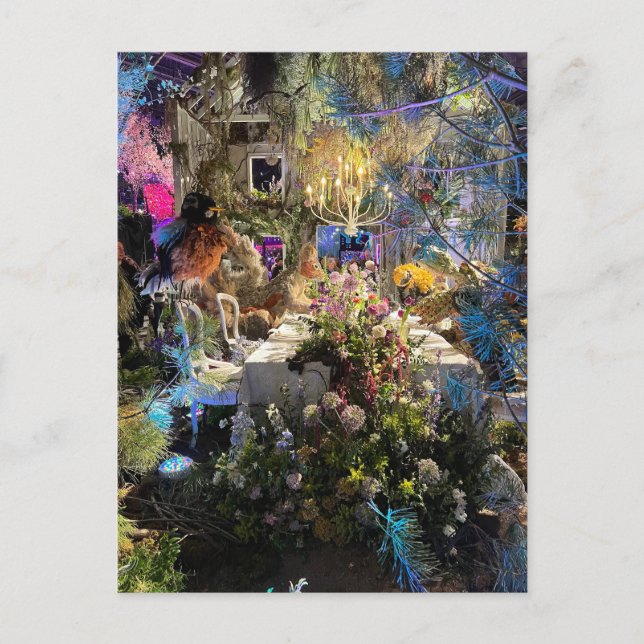 Alice i Wonderland Tea Party Vykort (Framsida)