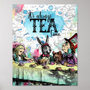 Alice i Wonderland - Tea Time Poster