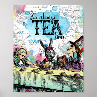 Alice i Wonderland - Tea Time Poster