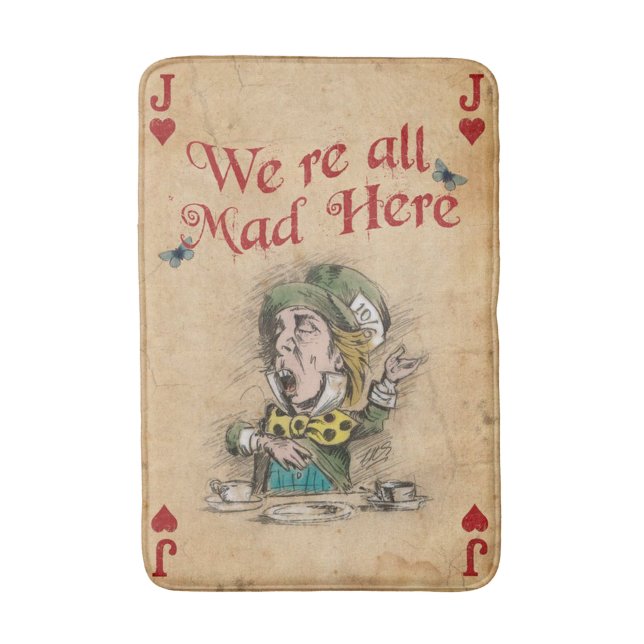 Alice i Wonderland, The Mad Hatter Badrumsmatta (Framsidan (Vertikal))