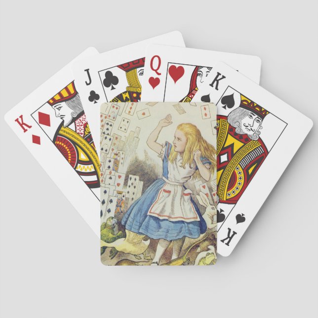 Alice i Wonderland, The Shower of Cards Kortlek (Baksidan)