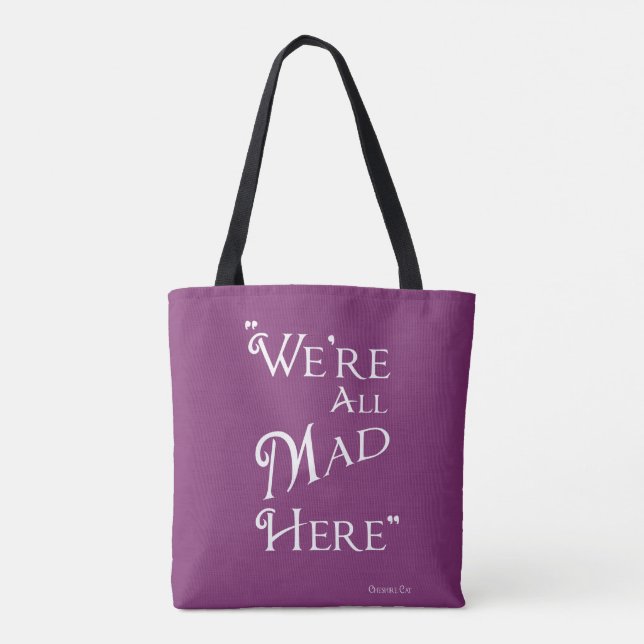 Alice i Wonderland Tote Bag - Mad Tygkasse (Baksida)