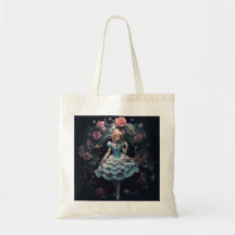 Alice i Wonderland Tote Bag