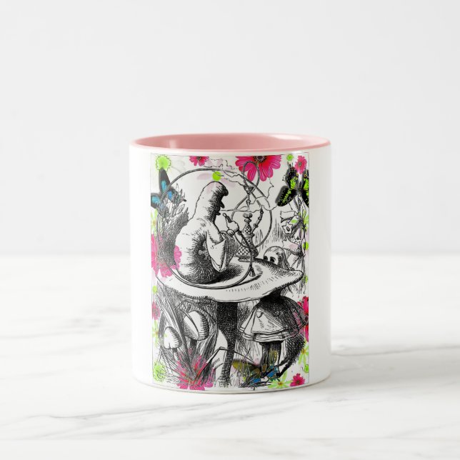 Alice i Wonderland Två-Tonad Mugg (Center)