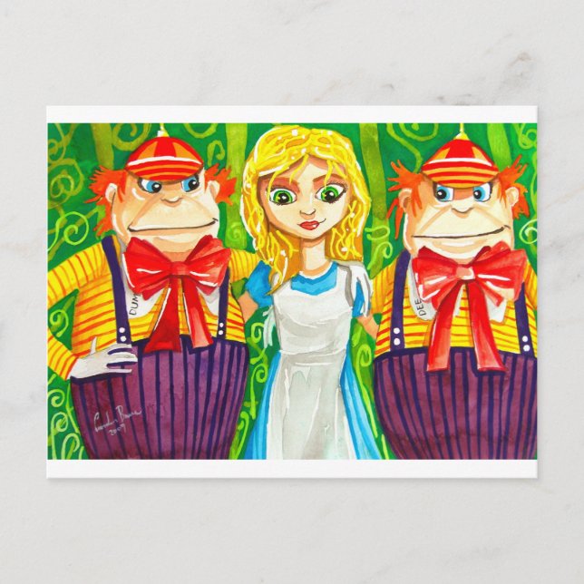 ALICE I WONDERLAND TWEEDLE DUM VYKORT (Framsida)