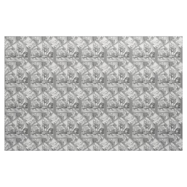 Alice i Wonderland Tyg (Fat Quarter)