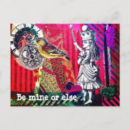 Alice i Wonderland Vintage Stil vykort