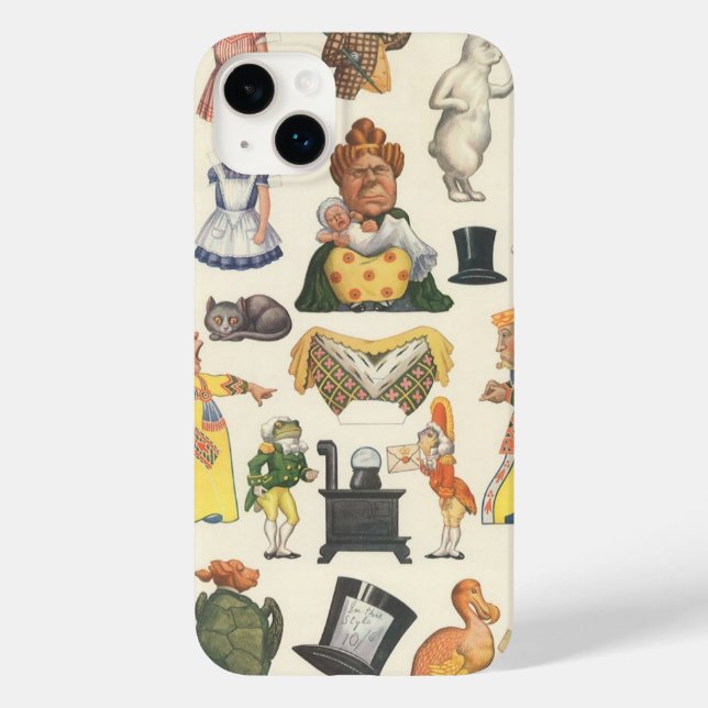 Alice i Wonderland, Vintage Victorian Papper Doll (Baksida)