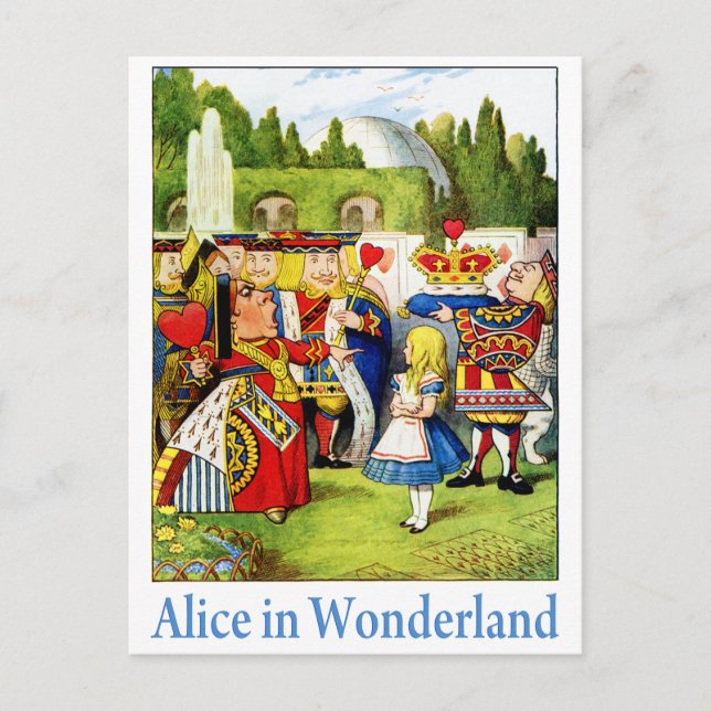 ALICE I WONDERLAND VYKORT (Framsida)