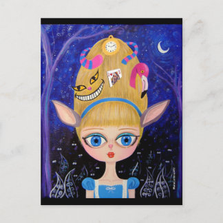 Alice i Wonderland Vykort