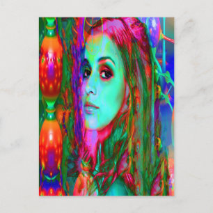 Alice i Wonderland Vykort