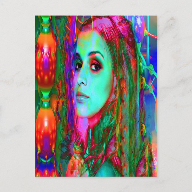 Alice i Wonderland Vykort (Framsida)