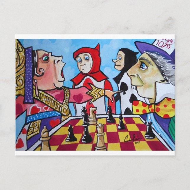 ALICE I WONDERLAND VYKORT (Framsida)