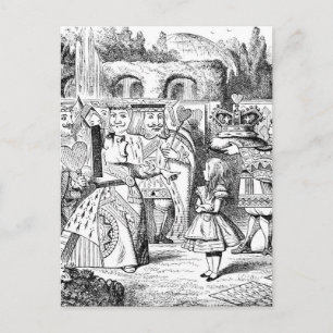 Alice i Wonderland Vykort
