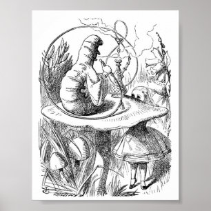 Alice i Wonderland Watch - Katerpelaren Poster