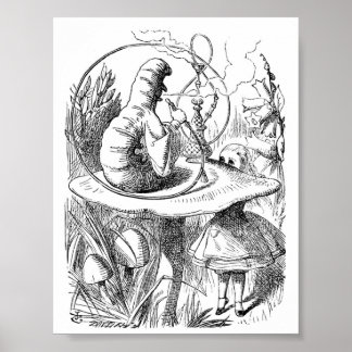 Alice i Wonderland Watch - Katerpelaren Poster