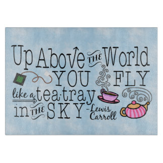 Alice i Wonderland Whimsical Tea Carroll Quote