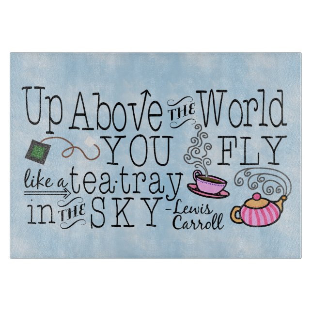 Alice i Wonderland Whimsical Tea Carroll Quote (Framsidan)