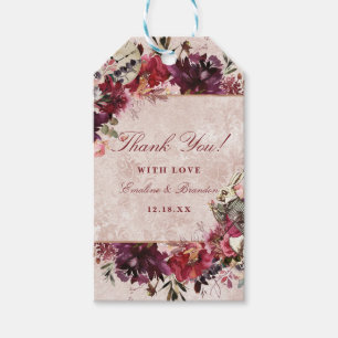 Alice i Wonderland White Rabbit Bröllop Tack Presentetikett