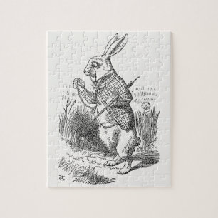 Alice i Wonderland, White Rabbit Checkar Hans Watc Pussel