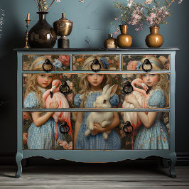 Alice i Wonderland White Rabbit Flamingo