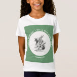 Alice i Wonderland White Rabbit Herald Birthday T Shirt<br><div class="desc">Alla våra produkter tillverkas med stort  bilder som noggrant har redigerats för att ge bästa möjliga lösning,  färg och detaljrikedom.</div>
