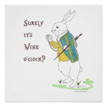 Alice i Wonderland White Rabbit.