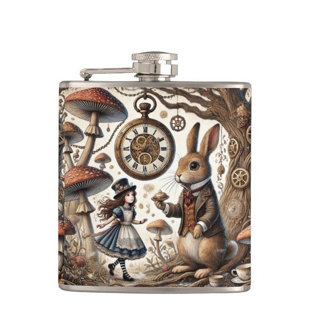 Alice i Wonderland White Rabbit tea Art Fickplunta (Framsidan)