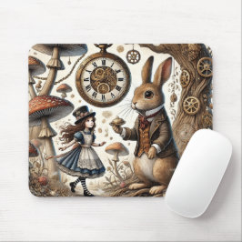 Alice i Wonderland White Rabbit tea Art Musmatta