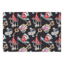 Alice i Wonderland Wrapping Papper (uppsättning me