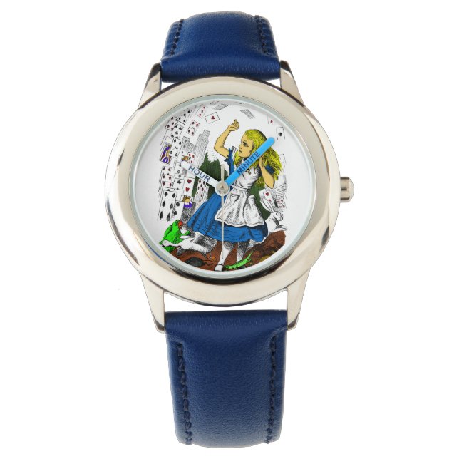 Alice i Wonderland Wrist-attack mot kort Armbandsur (Framsida)