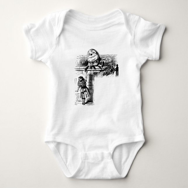 Alice i Wondlerand, Humpty Dumpty med Alice T-shirt (Framsida)