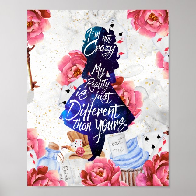 Alice - Im Not Crazy Poster (Framsidan)