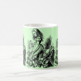 Alice im Wunderland - Alice i Wonderland pastel Kaffemugg