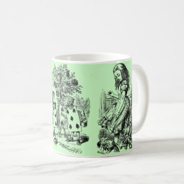 Alice im Wunderland - Alice i Wonderland pastel Kaffemugg