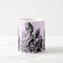 Alice im Wunderland - Alice i Wonderland pastel Kaffemugg