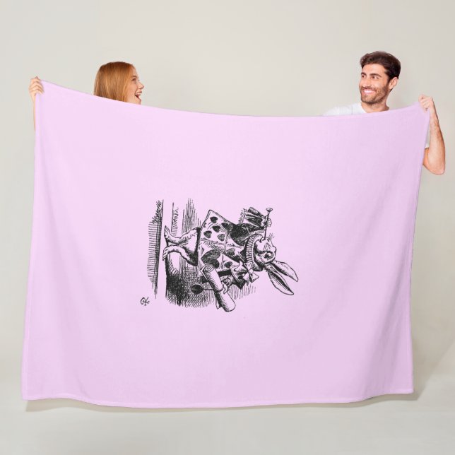 Alice im Wunderland – Alice in Wonderland pastel Fleecefilt (På plats)