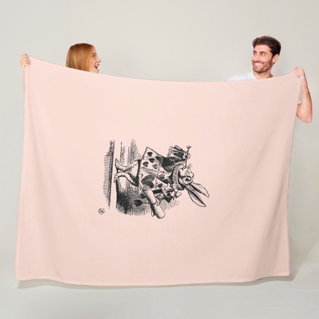 Alice im Wunderland – Alice in Wonderland pastel Fleecefilt (På plats)